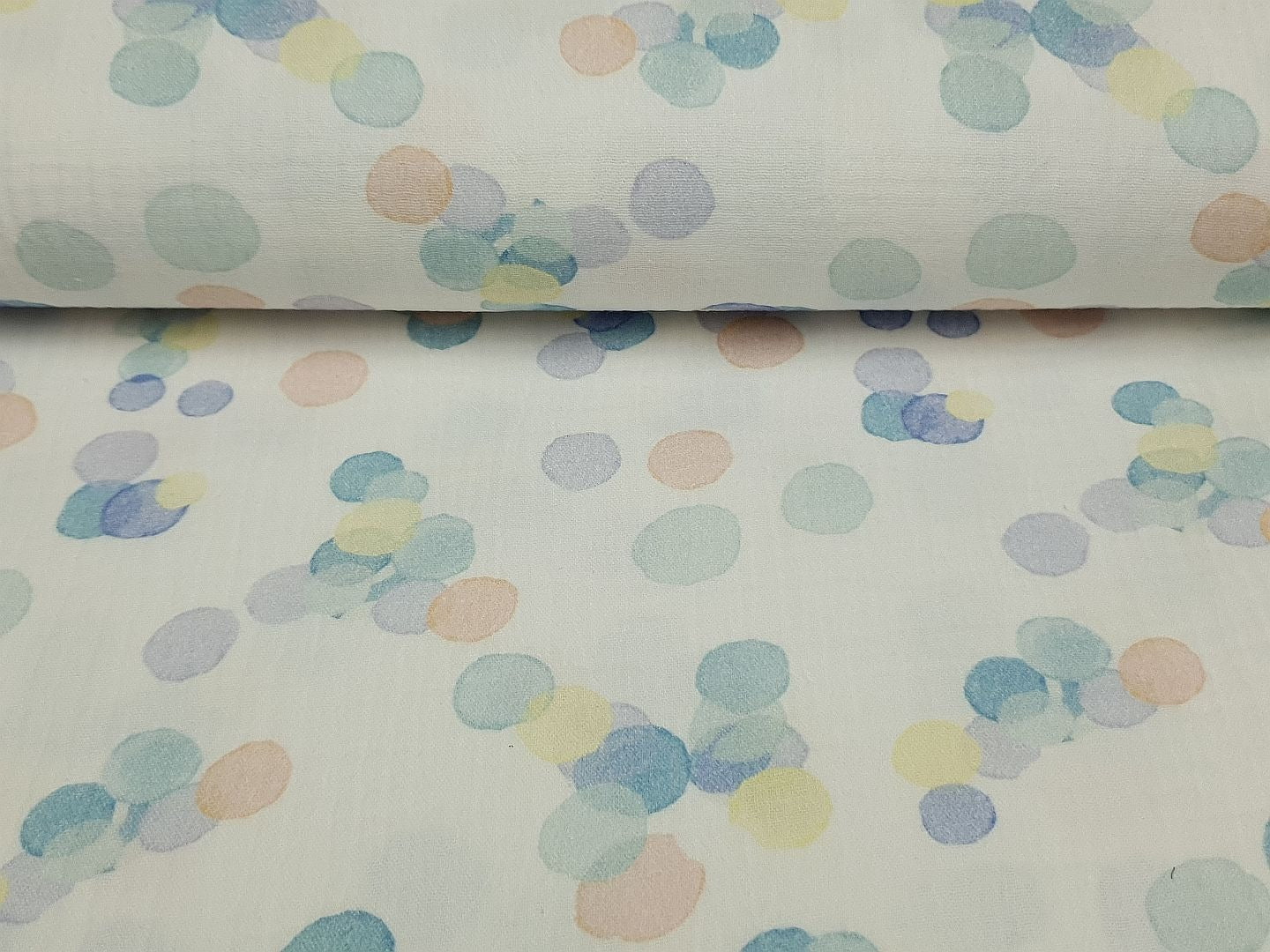 Bambino Dots denim/salmon/ecru