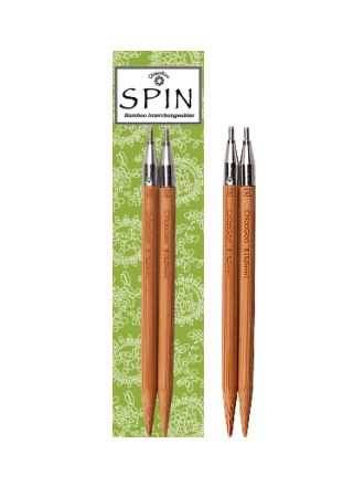 ChiaoGoo auswechselbare Nadelspitzen SPIN Bamboo Patina 13cm Small 2.75mm