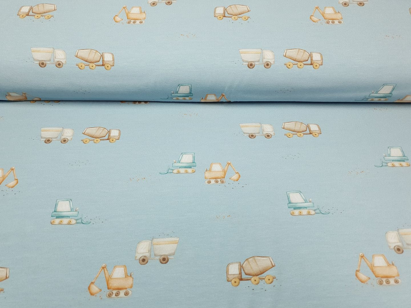 Bamboo Construction hellblau/beige/braun/grau
