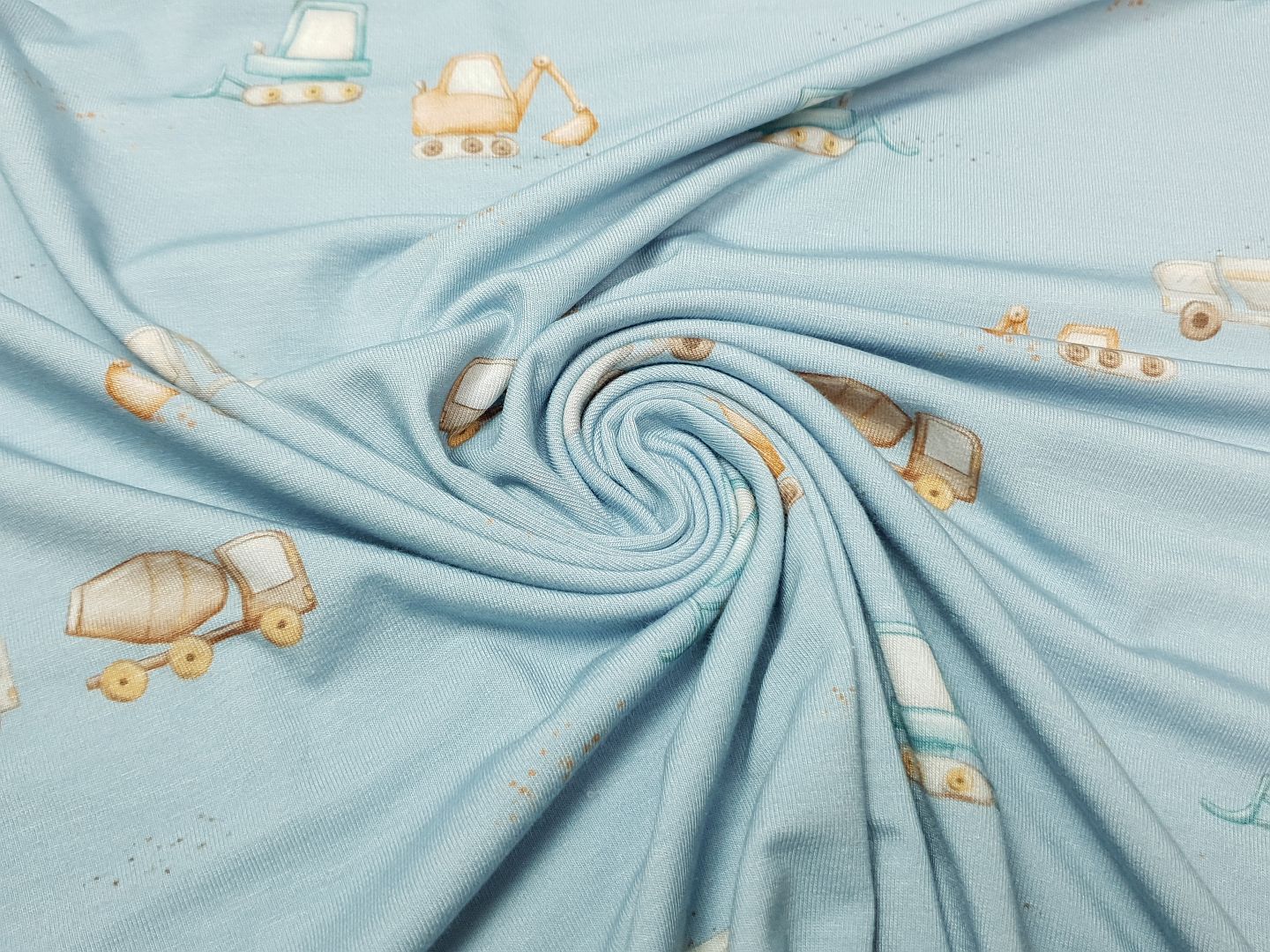 Bamboo Construction hellblau/beige/braun/grau