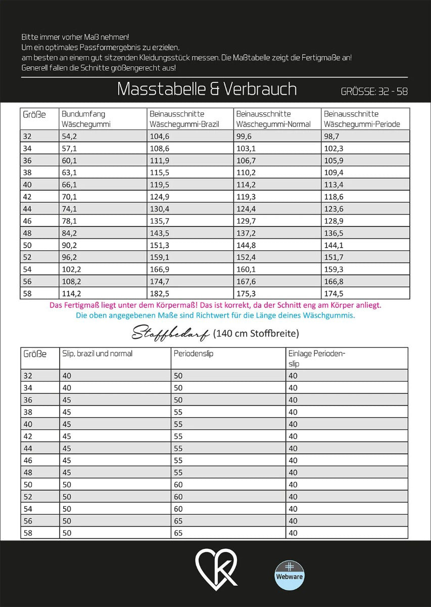 Basic Slip Damen, Ki-ba-doo Papierschnittmuster