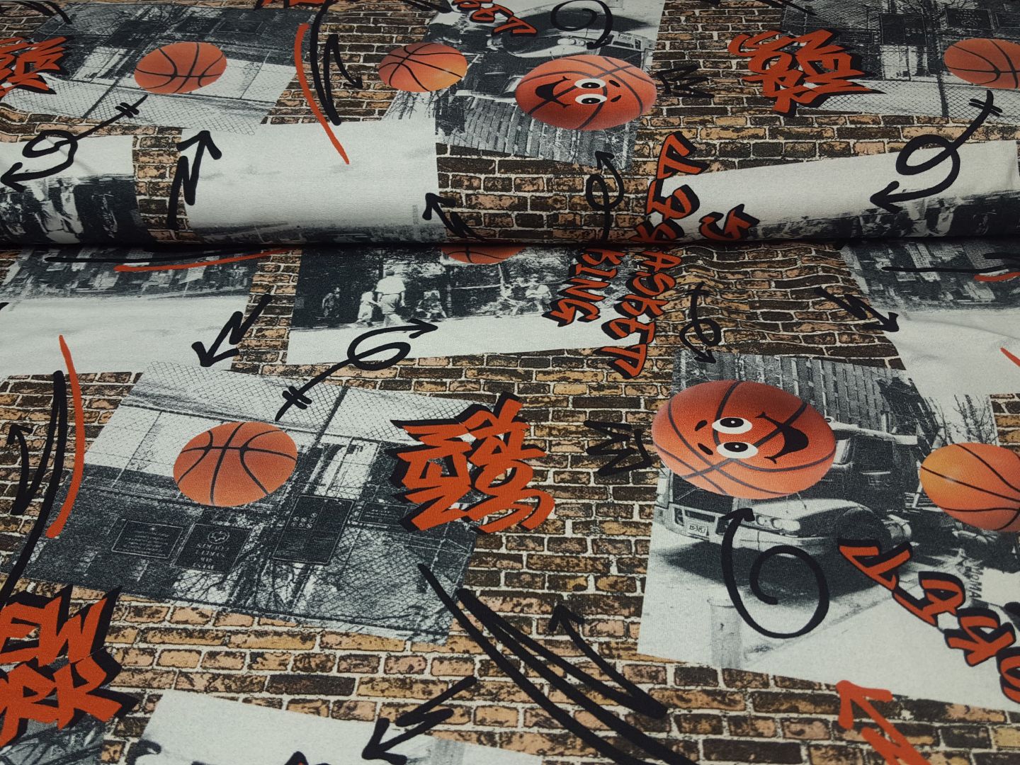 Basket Ball braun/orange