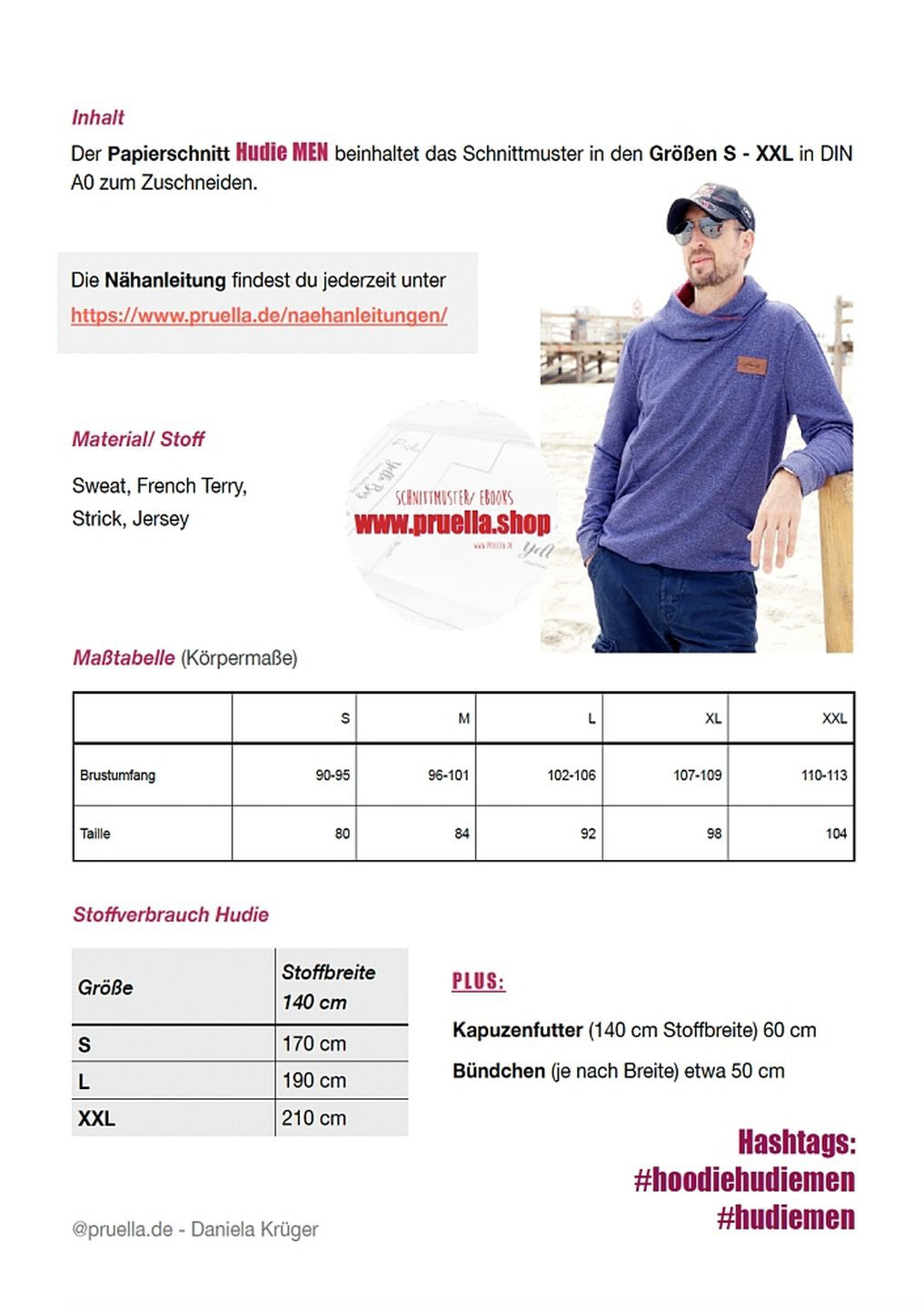 Hoodie Hudie Männer