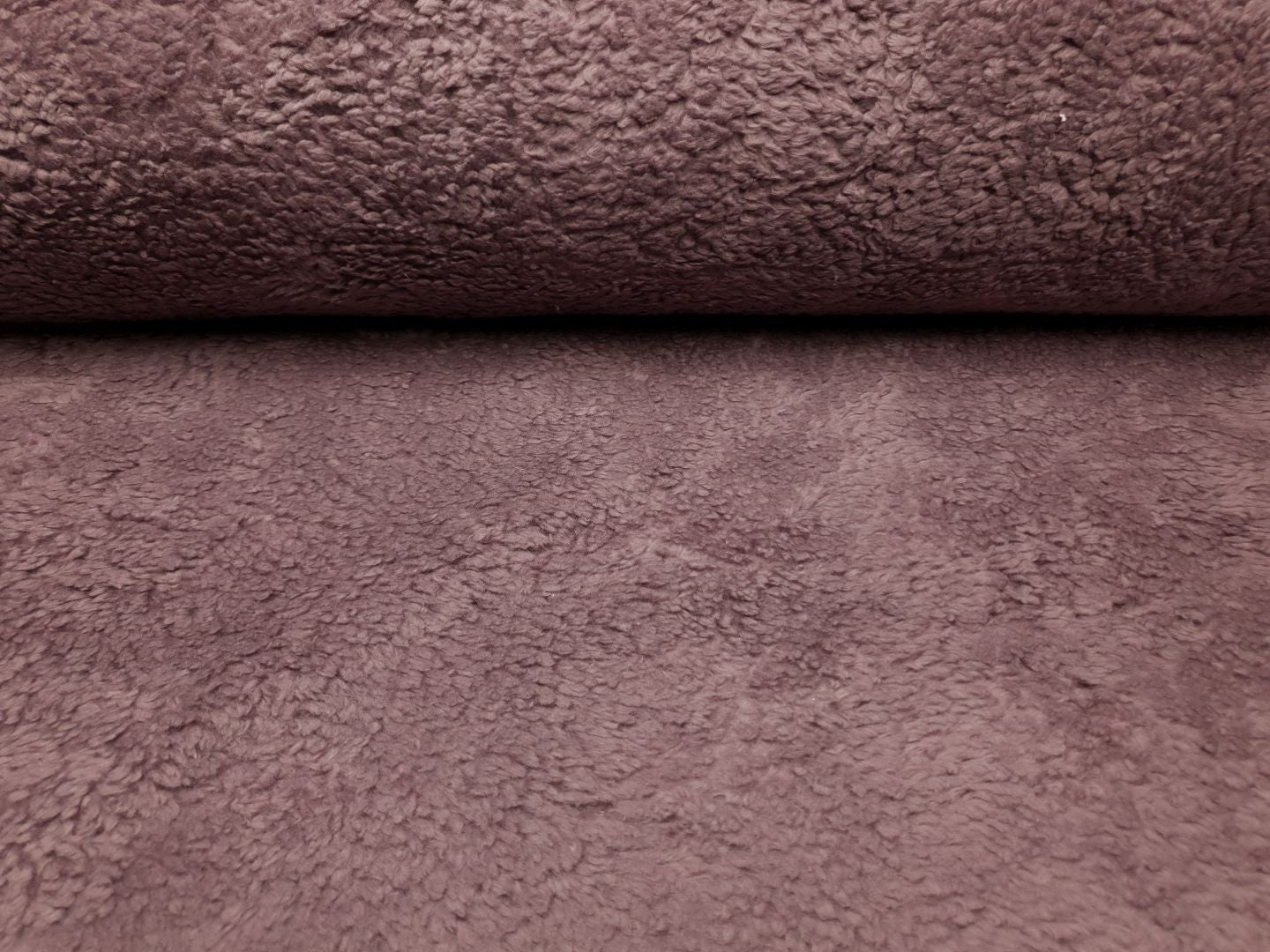Baumwoll Teddy mauve