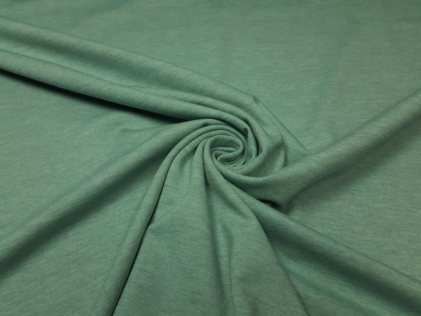 Baumwolljersey mint meliert