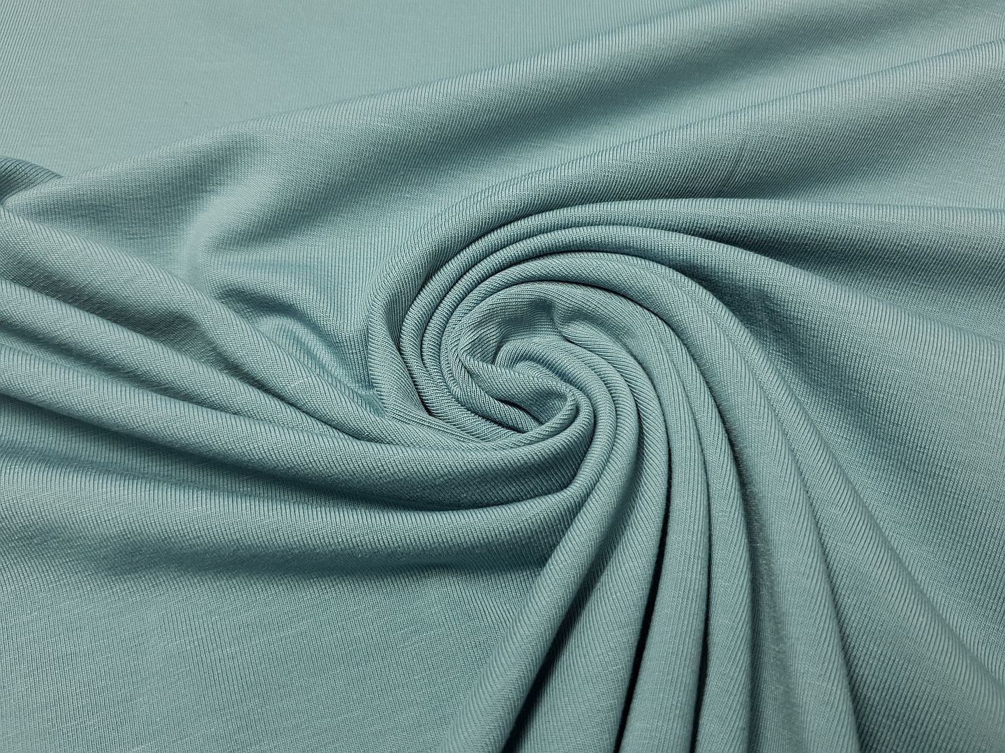 Baumwolljersey rauchblau