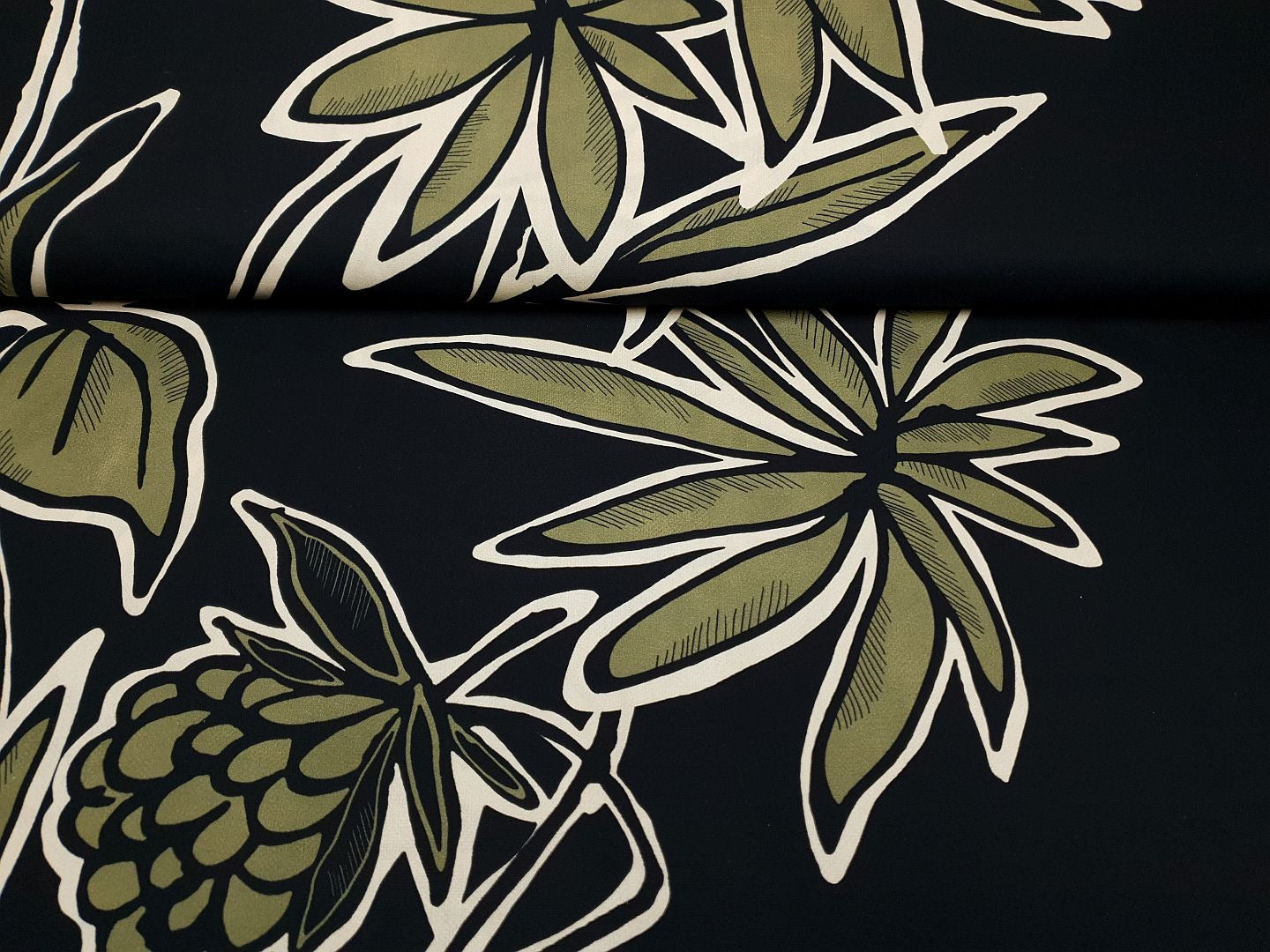 Beach khaki/schwarz/ecru