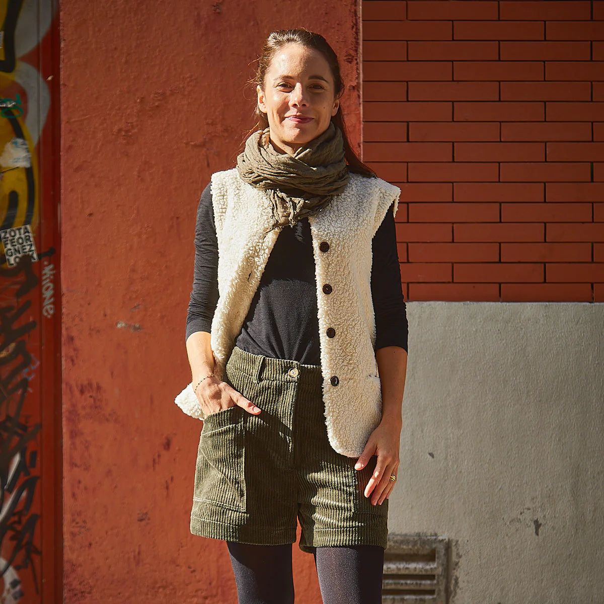 Berlin Hosen und Shorts Damen, Ikatee Papierschnittmuster