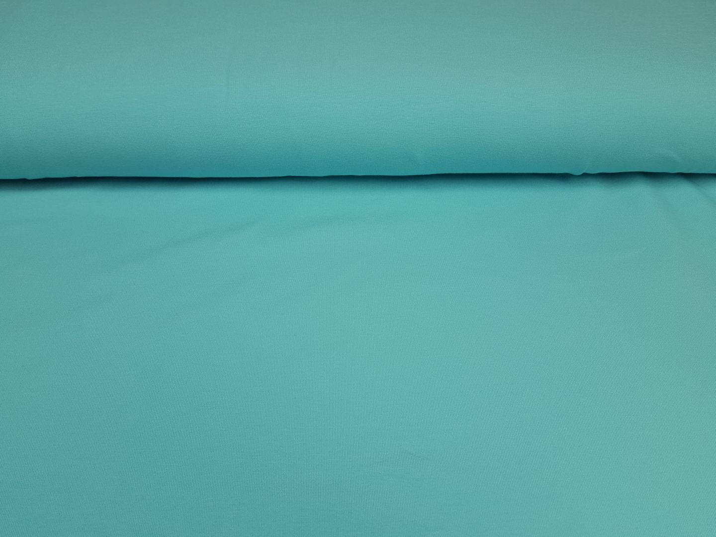 Einzelstück Bio-Baumwolljersey aqua