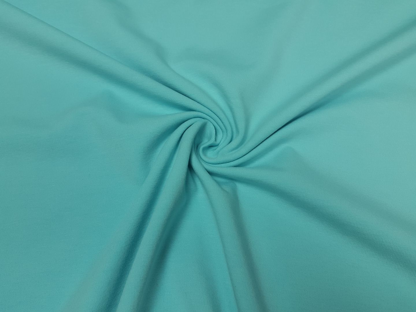 Einzelstück Bio-Baumwolljersey aqua