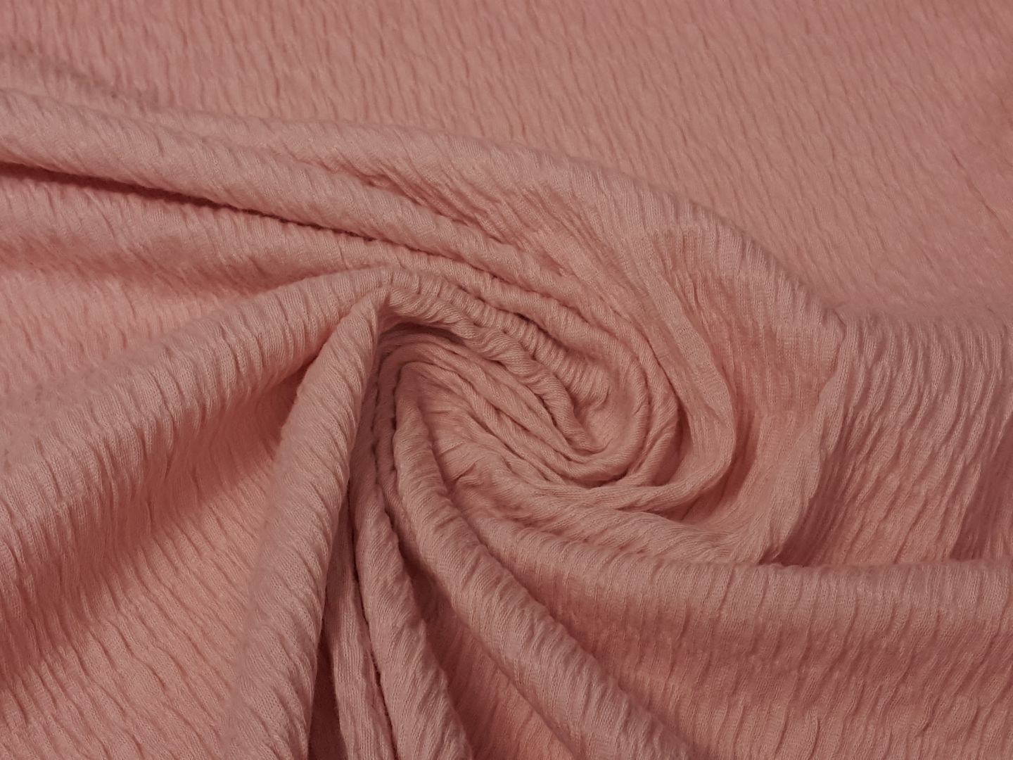 Bio-Baumwolljersey Crincle rosa