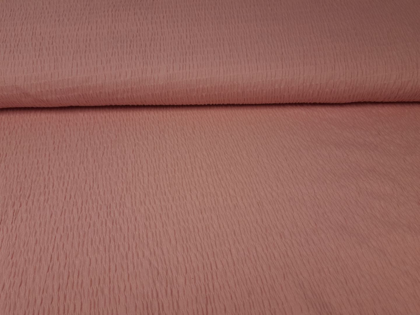 Bio-Baumwolljersey Crincle rosa