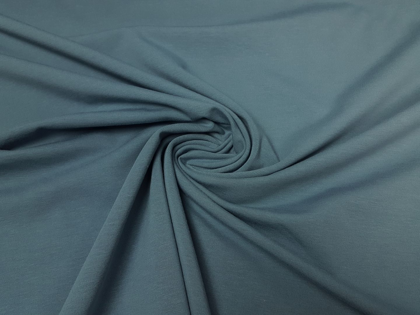 Bio-Baumwolljersey rauchblau