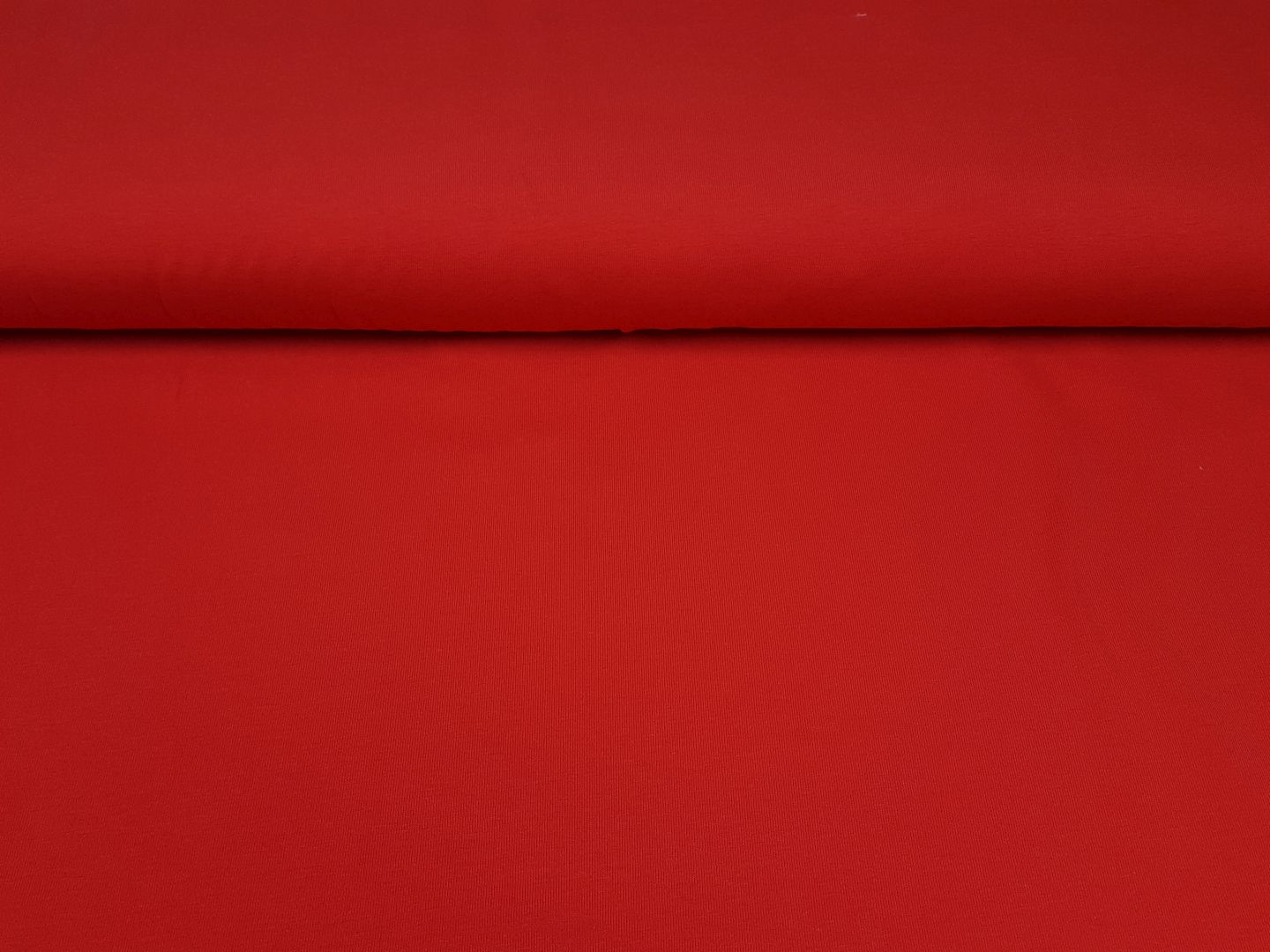 Einzelstück Bio-Baumwolljersey rot