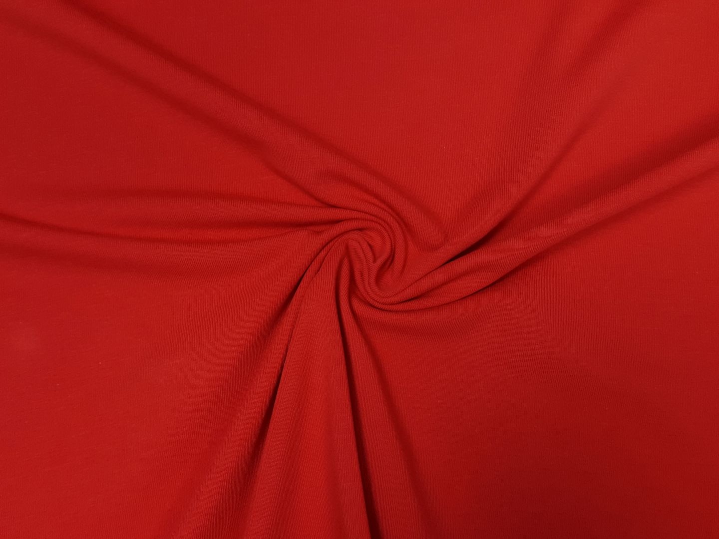 Einzelstück Bio-Baumwolljersey rot