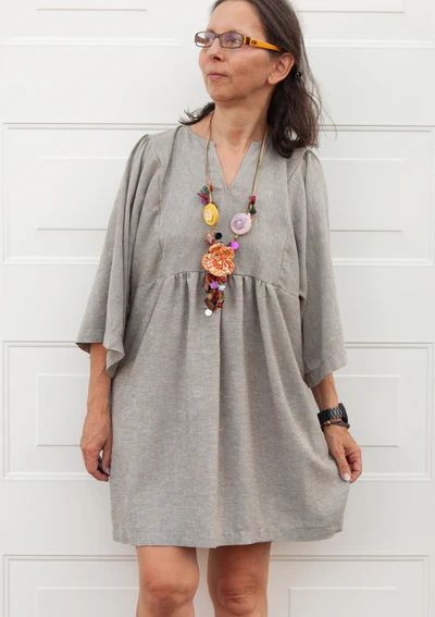 Kleid Neele Damen, Ki-ba-doo Papierschnittmuster