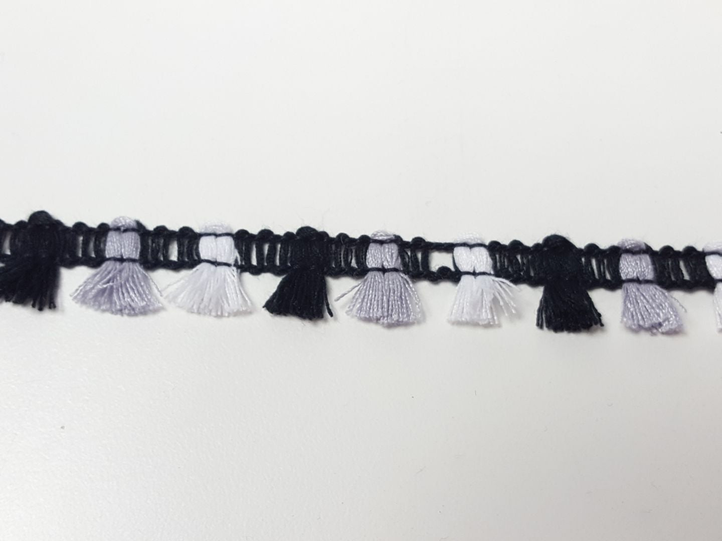 Boho miniquaste 15mm schwarz/grau/weiss