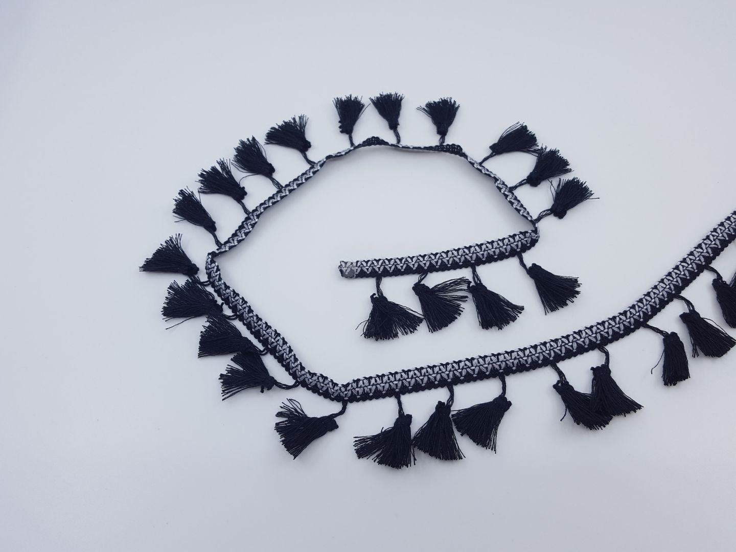 Boho Quasten schwarz
