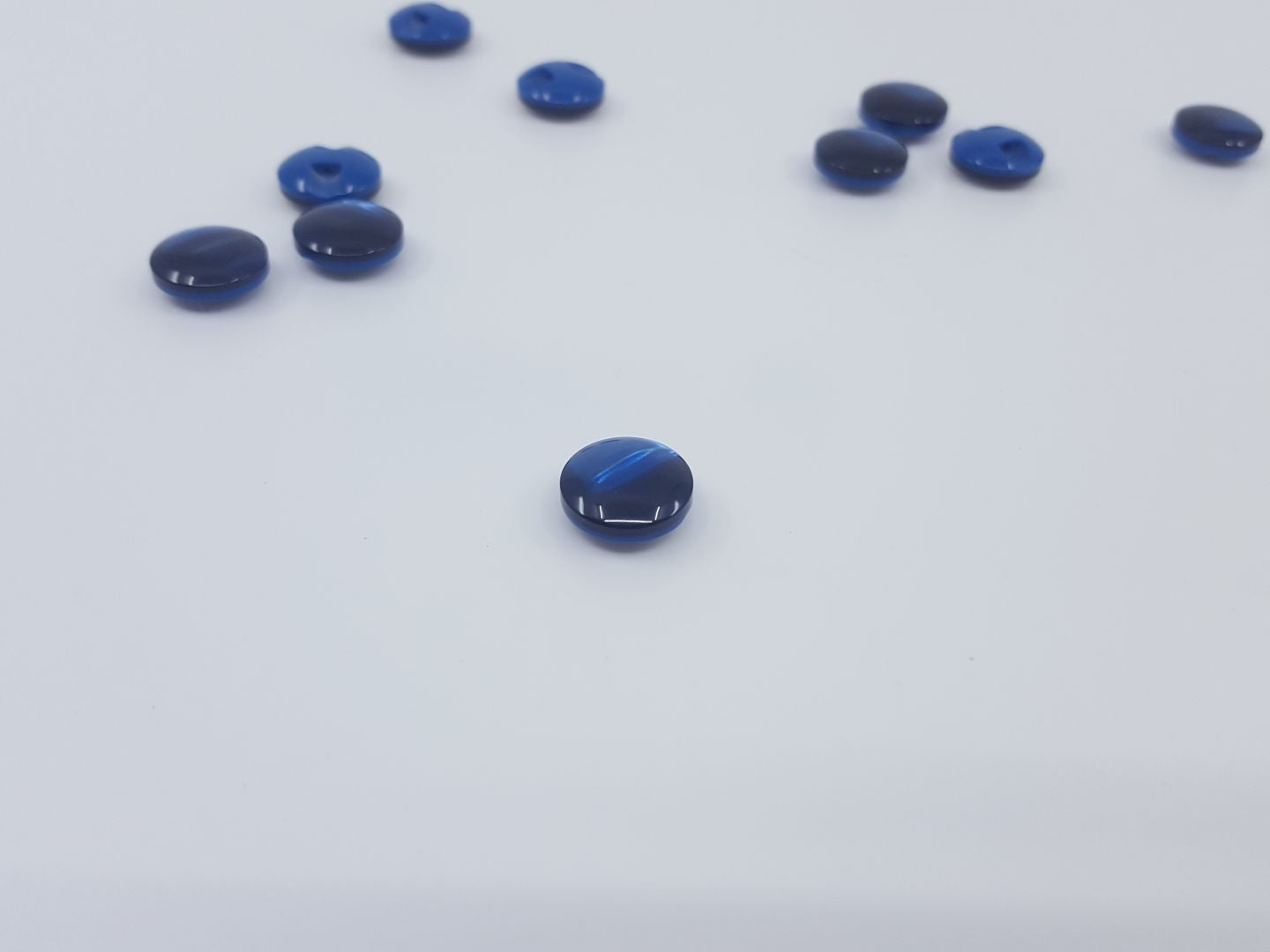 Bonbonsknöpfe blau 12mm