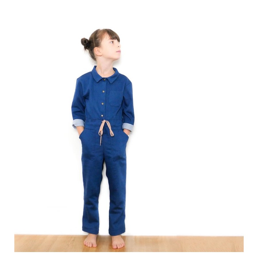Brooklyn Jumpsuit für Kinder, Ikatee Papierschnittmuster