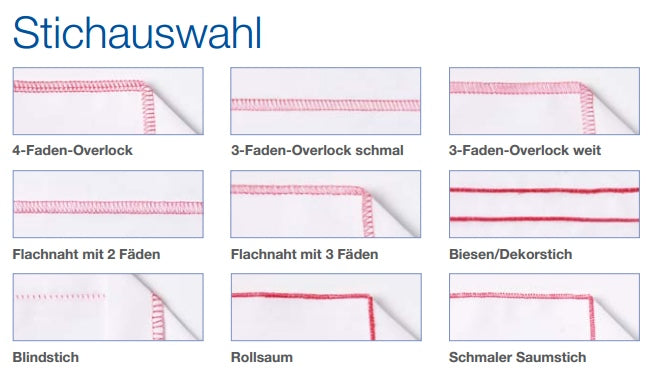 Brother 4234D Stichauswahl