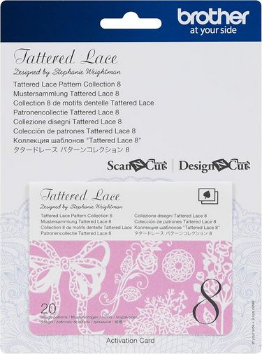 Brother Mustersammlung - Tattered Lace Nr. 8 - 20 Designs