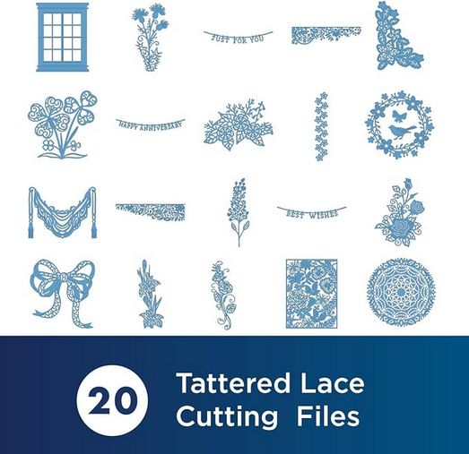 Brother Mustersammlung - Tattered Lace Nr. 8 - 20 Designs
