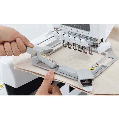 Brother PR-Sport-Kit mit flachem Kappenrahmen Set und Klemmrahmen-Set 100 x 100 mm