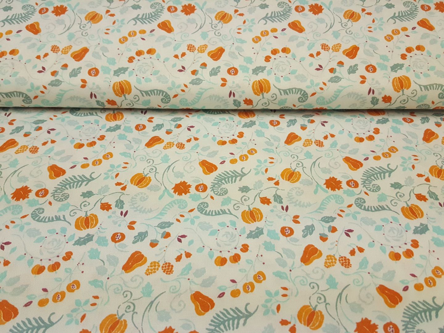 Camelot Automn Impress vanille/ziegel/mint