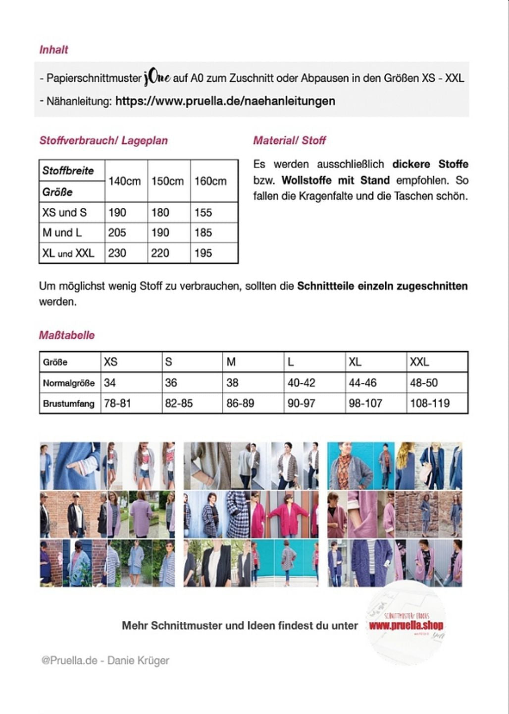  Prülla Papierschnittmuster