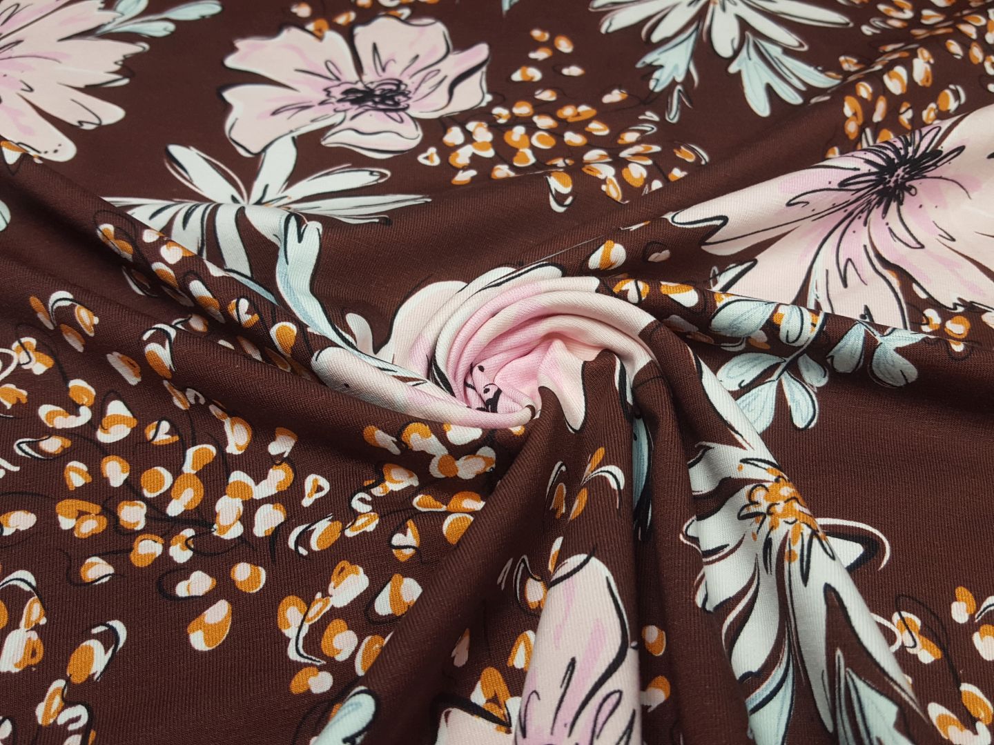 Carmen braunrot/rosa/mint
