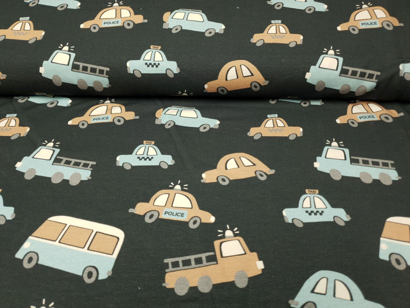 Cars anthrazit/hellbraun/helles jeansblau