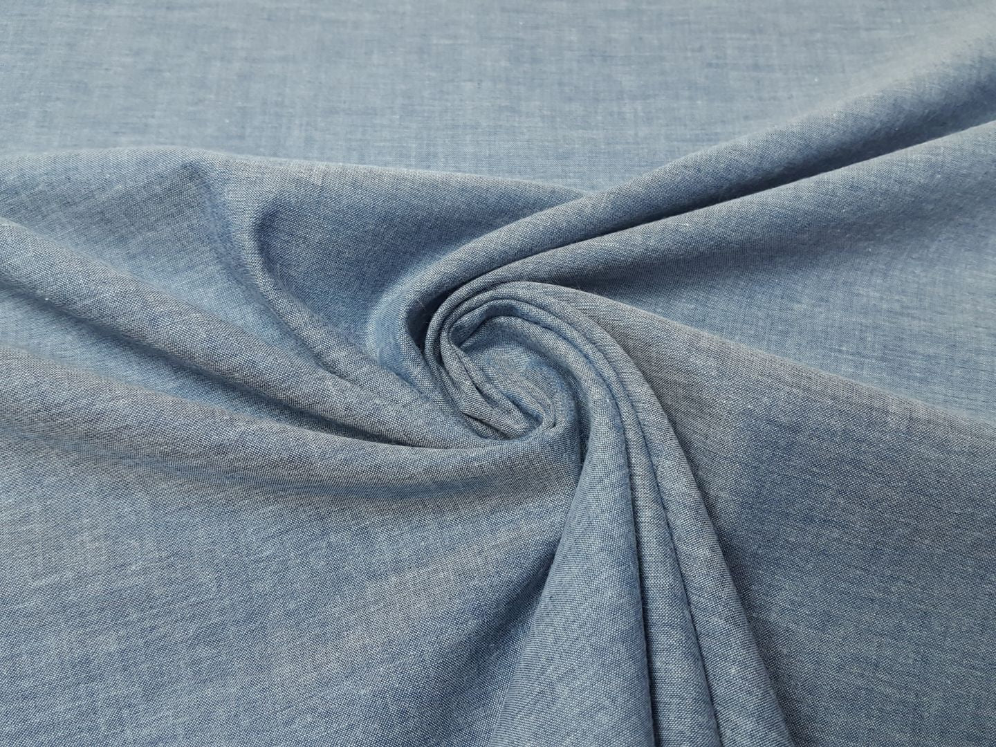 Chambrai stahlblau melange