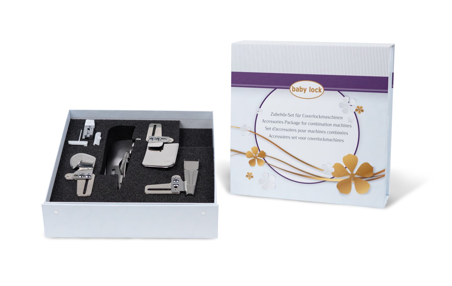 Baby Lock Füsschen-Set für Coverlockmaschinen