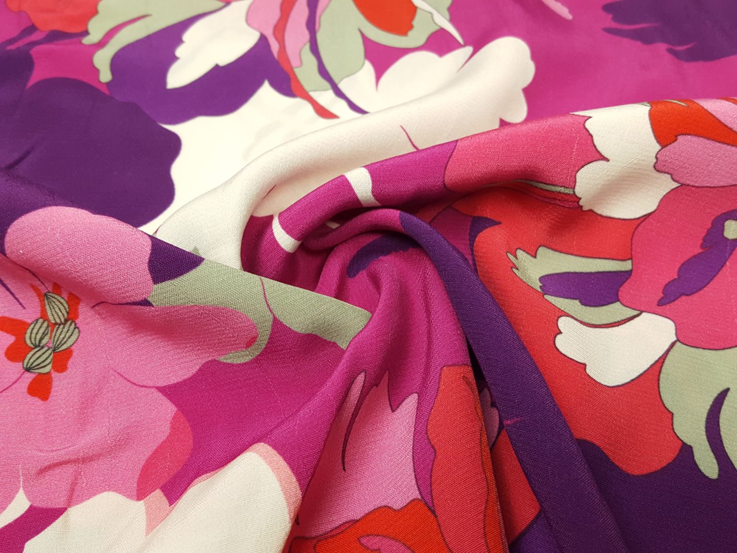 Cooper ecru/fuchsia/lila