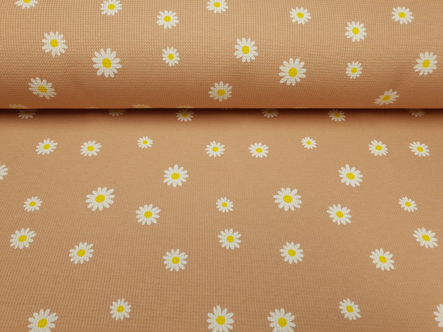 Einzelstück Cutie Waffle Daisy apricot/offwhite/gelb