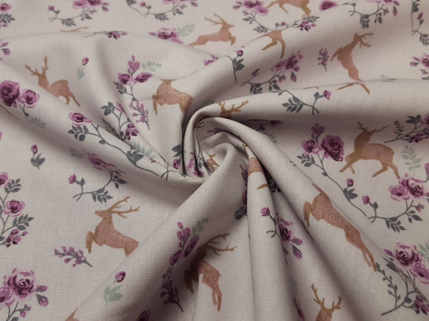 Deer&Roses lilac/violett/schlamm