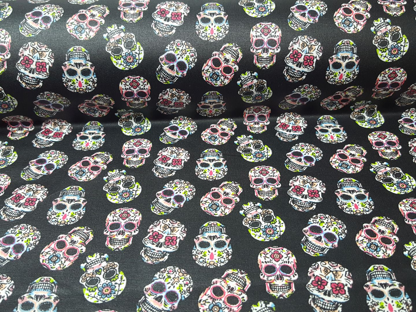 Dia de los muertos schwarz/weiss/bunt