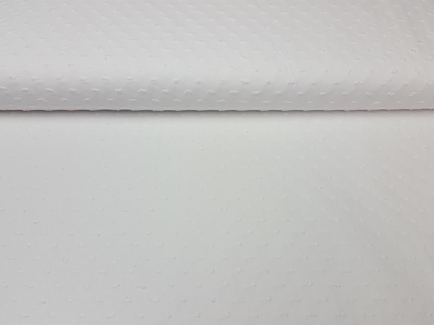 Mako-Batist uni weiss