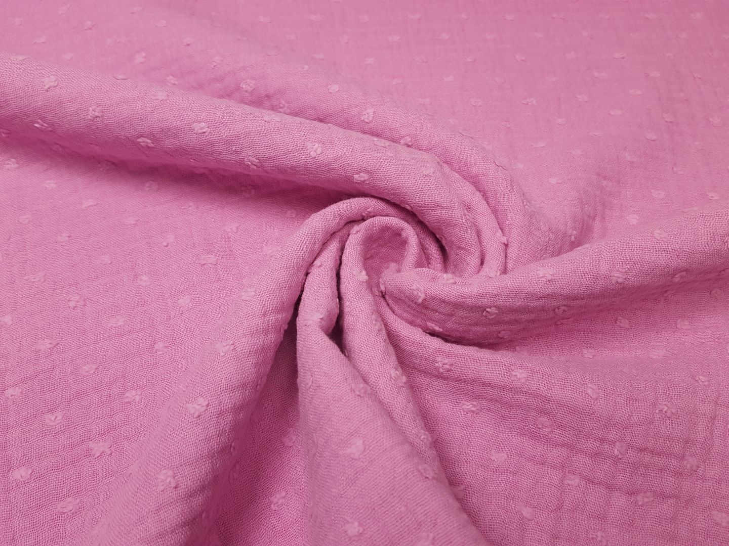 Double Gaze Dobby fuchsia