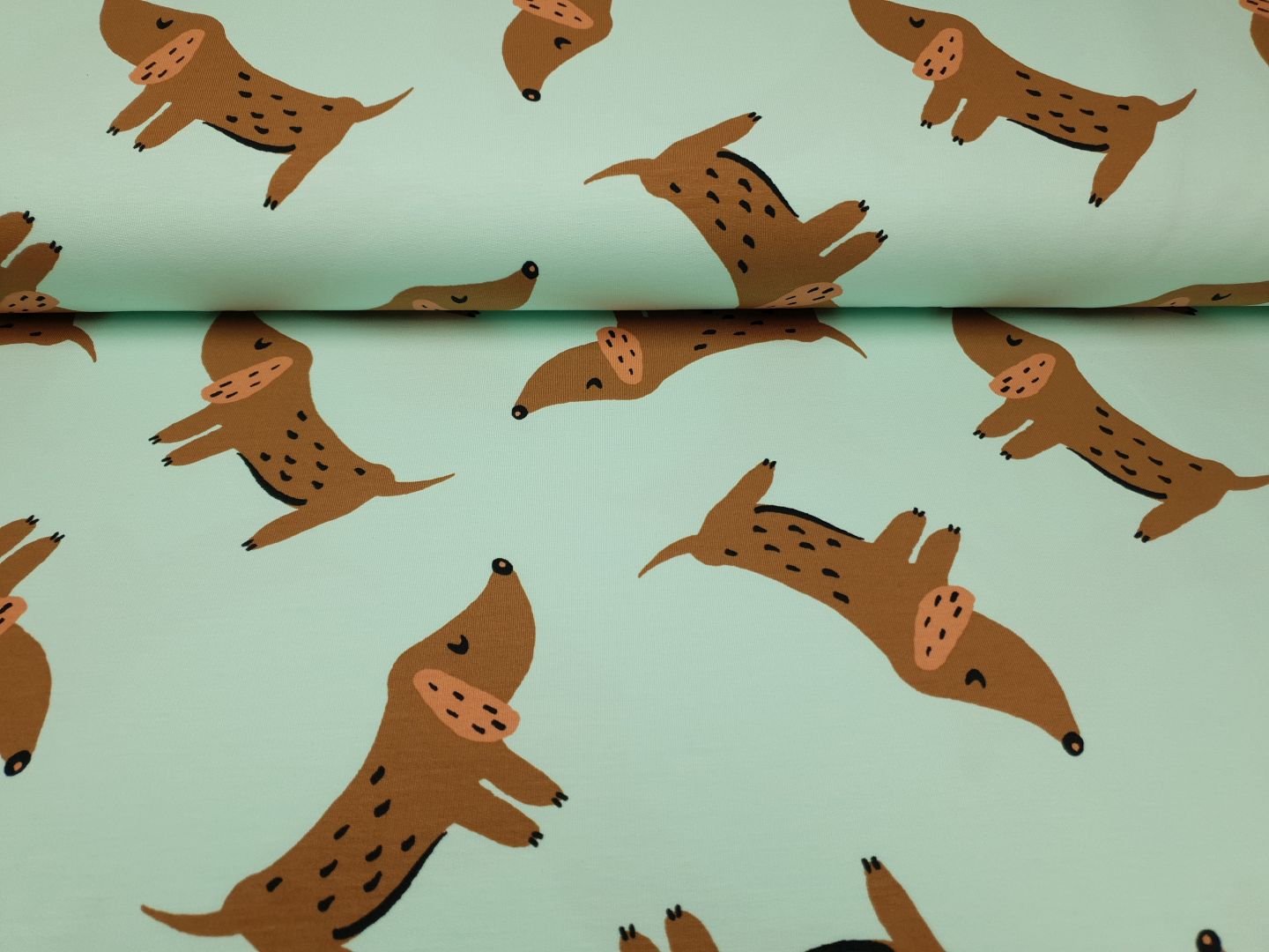Einzelstück Dogs mint/braun