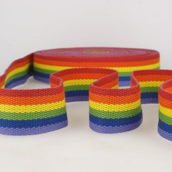 doppelseitiges Gurtband 40mm bunt