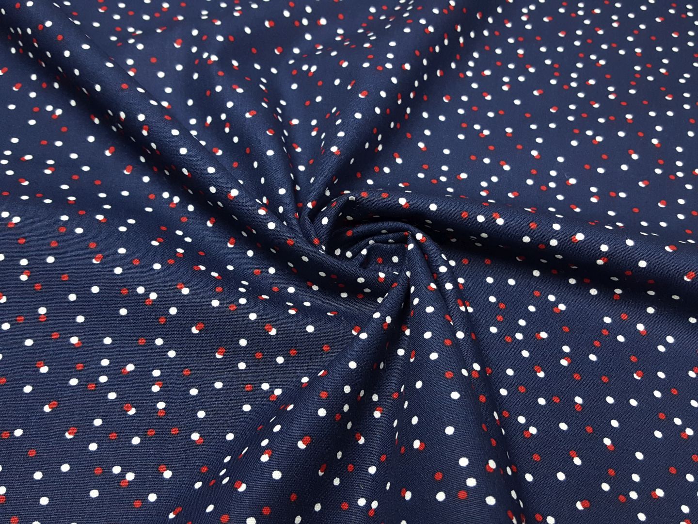 Dots dunkelblau/rot/weiss