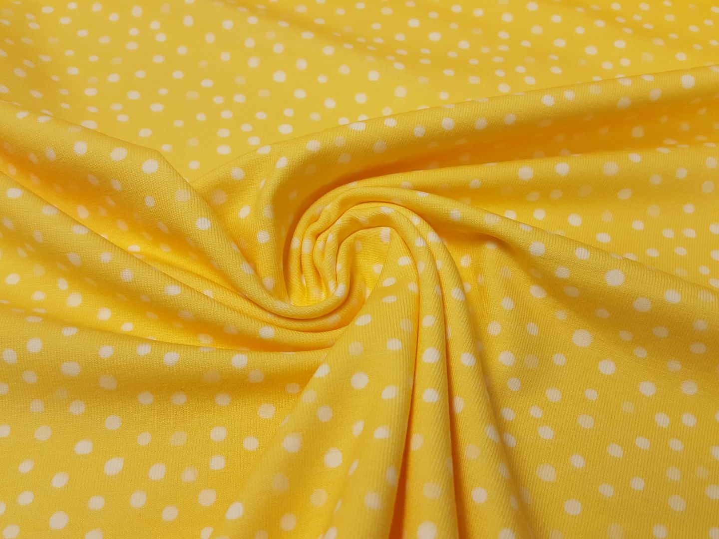 Watercolor Dots pastellgelb/offwhite
