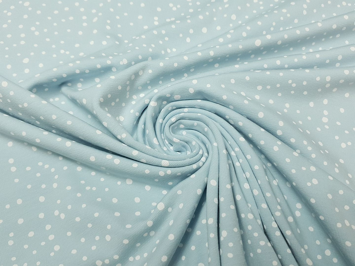 Dots hellblau/offwhite