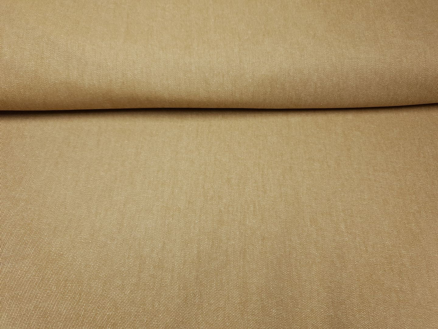Doubleface-Stretchjeans caramel/ecru