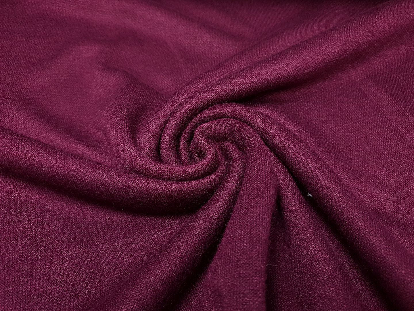 Doubleface Strick bordeaux