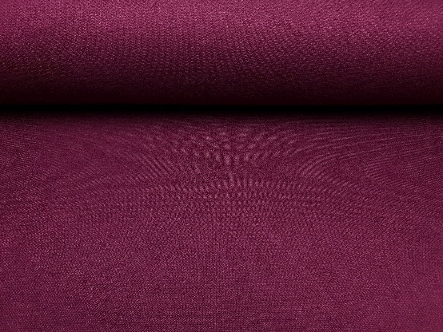 Doubleface Strick bordeaux