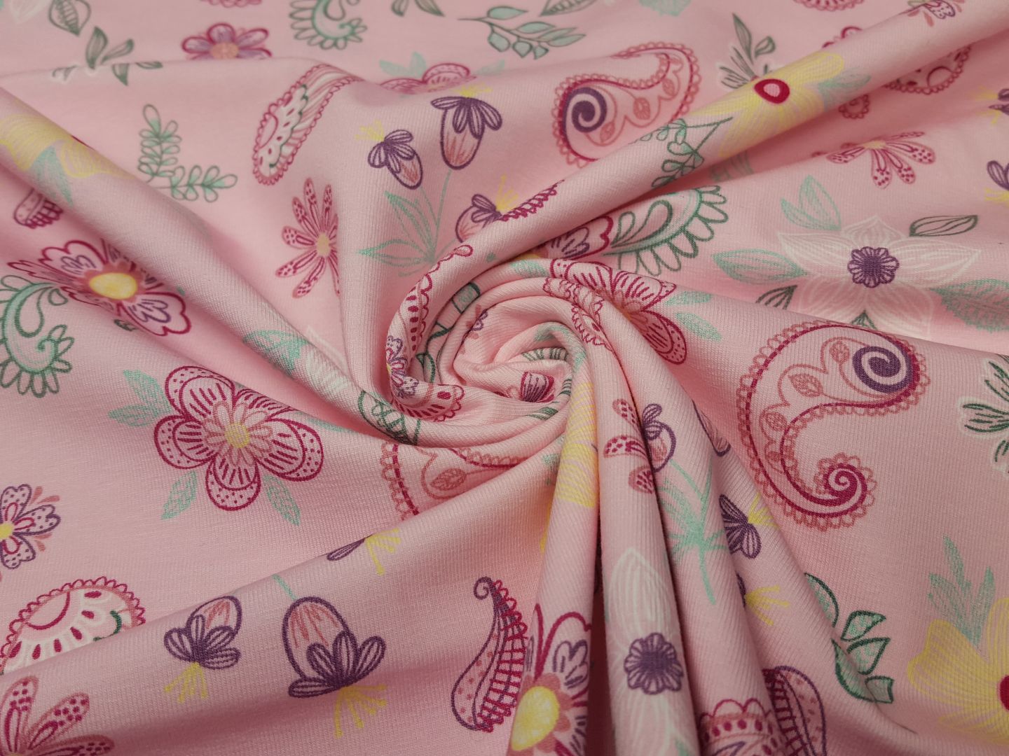 Dream Paisley rosa/mint/zartgelb