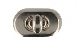 Drehverschluss 3-tlg. silber